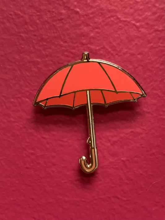 Red Umbrella Pin